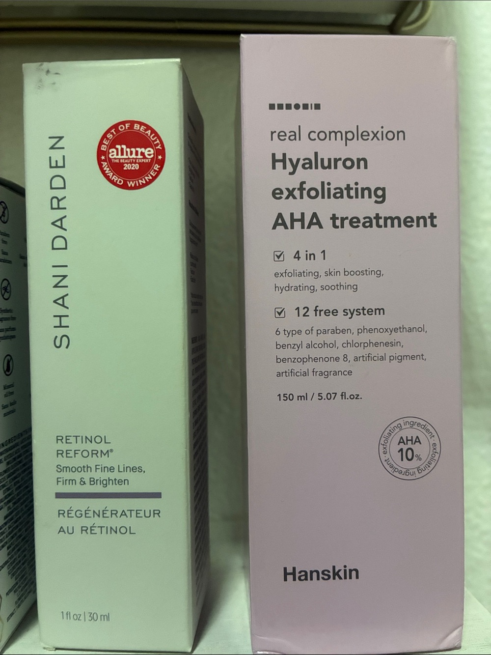 Real Complexion Hyaluron Exfoliating AHA Treatment - Pink
